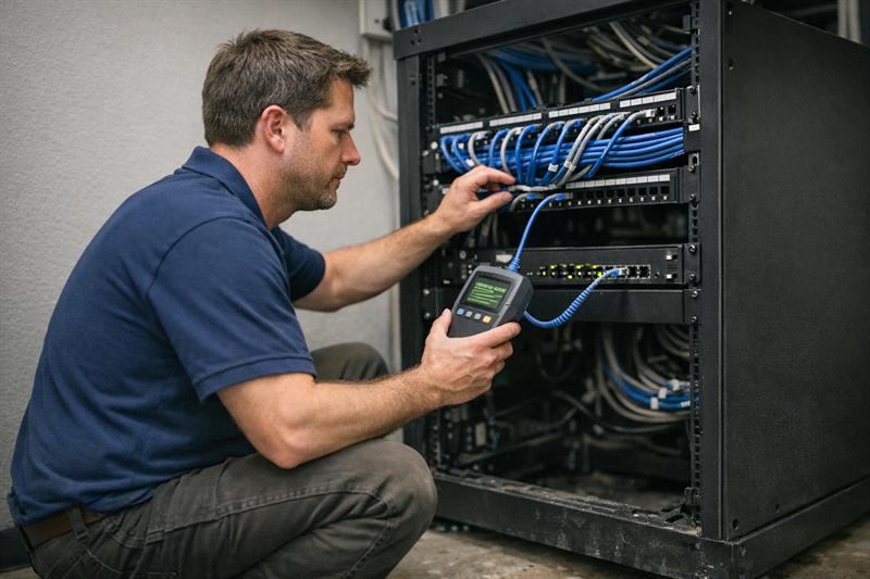 What Happens During a Professional Network Installation (Step-by-Step)